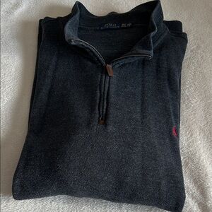 Sweater Polo by Ralph Lauren Men's Dark Gray